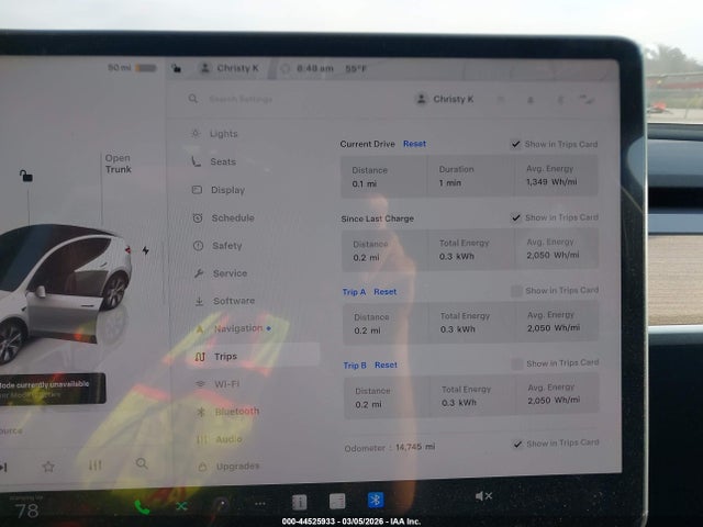 2024 TESLA MODEL Y 7SAYGDEE5RA273511 Photo 6