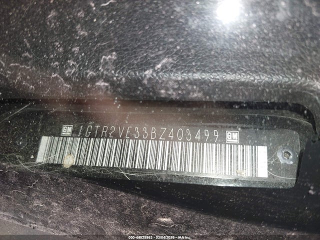 44525963 :رقم المزاد ، 1GTR2VE33BZ403499 vin ، 2011 Gmc Sierra 1500 Sle مزاد بيع