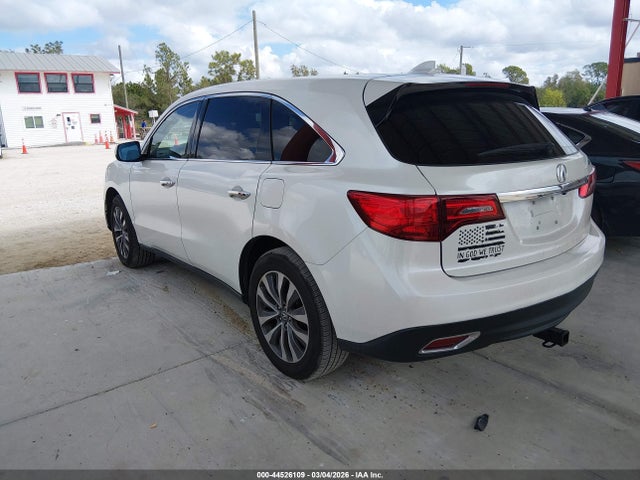 Продаж на аукціоні авто 2015 Acura Mdx Technology Package, vin: 5FRYD3H45FB010662, номер лоту: 44526109