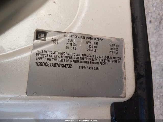 2007 CADILLAC STS 1G6DC67A870134732 Photo 8