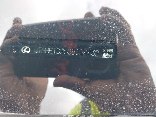 44526263 :رقم المزاد ، JTHBE1D25G5024432 vin ، 2016 Lexus Is 350 مزاد بيع