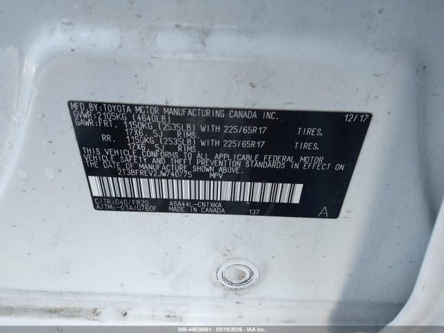Toyota RAV4 LE 2018 2T3BFREV2JW740775 Image 9