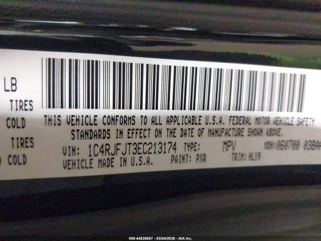 2014 JEEP GRAND CHEROKEE 1C4RJFJT3EC213174 Photo 8