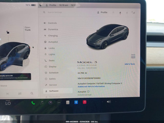2022 TESLA MODEL 3 5YJ3E1EB0NF169880 Photo 6