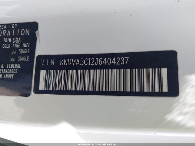 KIA Sedona L 2018 KNDMA5C12J6404237 Image 9