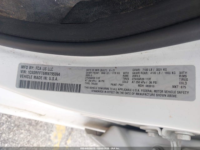 2021 RAM 1500 1C6SRFFT6MN795994 Photo 8