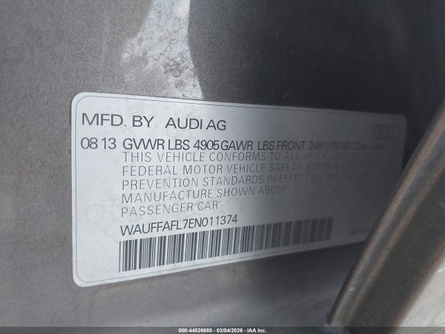 2014 AUDI A4 WAUFFAFL7EN011374 Photo 8