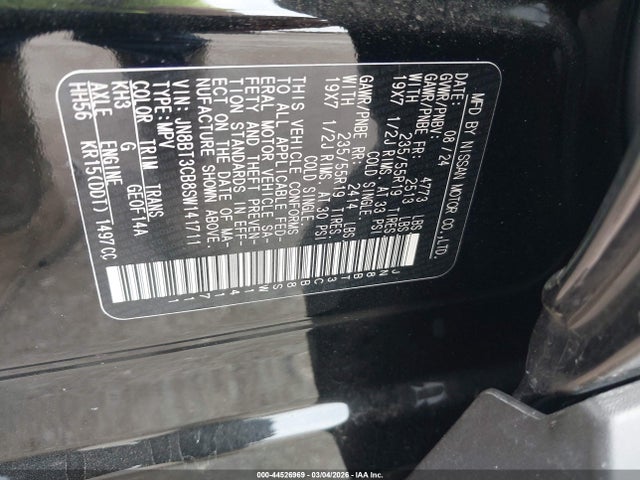 2025 NISSAN ROGUE JN8BT3CB8SW141711 Photo 8