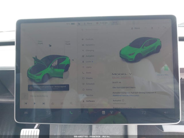 Продажа на аукционе авто 2023 Tesla Model Y Performance Dual Motor All-wheel Drive, vin: 7SAYGDEF3PF779041, номер лота: 44527103