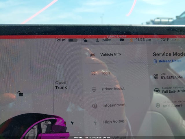 Aukcja sprzedaży 2021 Tesla Model 3 Standard Range Plus Rear-wheel Drive, vin: 5YJ3E1EA6MF989726, numer aukcji: 44527118