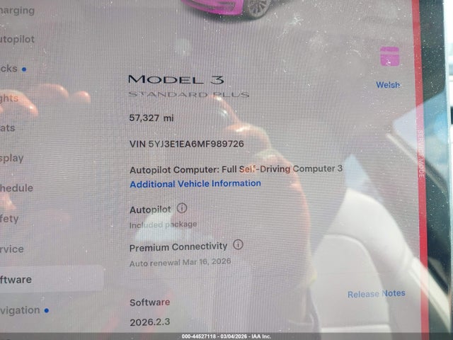 2021 TESLA MODEL 3 5YJ3E1EA6MF989726 Photo 6
