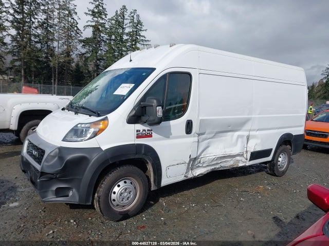 44527128 :رقم المزاد ، 3C6ERVDG2ME508314 vin ، 2021 Ram Promaster 2500 High Roof 159 Wb مزاد بيع