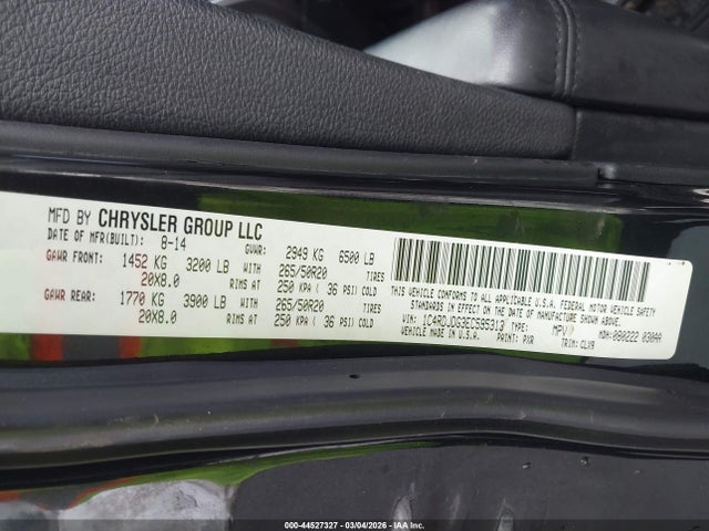 2014 DODGE DURANGO 1C4RDJDG3EC595313 Photo 8