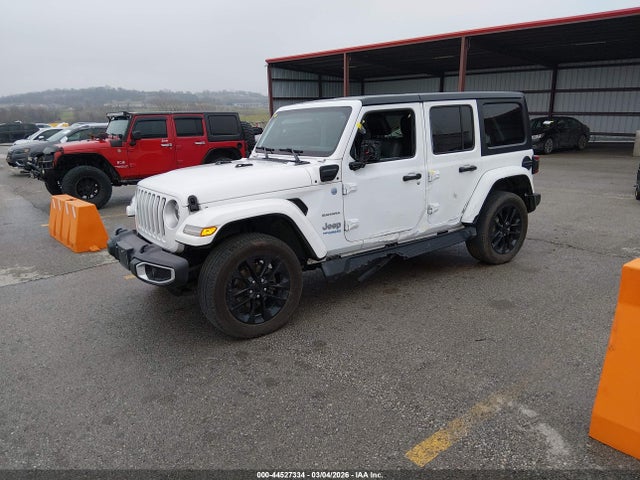 44527334 :رقم المزاد ، 1C4JJXP60MW698505 vin ، 2021 Jeep Wrangler 4xe Unlimited Sahara 4x4 مزاد بيع