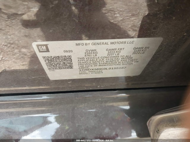 1G6DX5RK0L0155167 Cadillac CT5 LUXURY