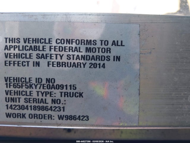 1F65F5KY7E0A09115 Ford F-59 Commercial Stripped