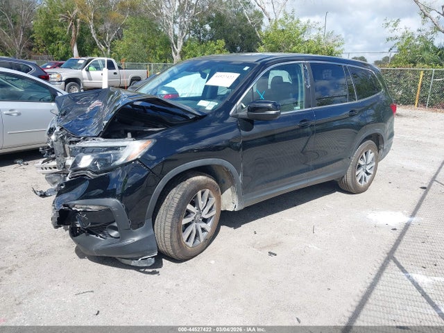44527422 :رقم المزاد ، 5FNYF6H59MB018850 vin ، 2021 Honda Pilot Awd Ex-l مزاد بيع