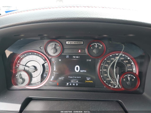 2016 Ram 1500 Rebel მანქანა იყიდება აუქციონზე, vin: 1C6RR7YT8GS343052, აუქციონის ნომერი: 44527546