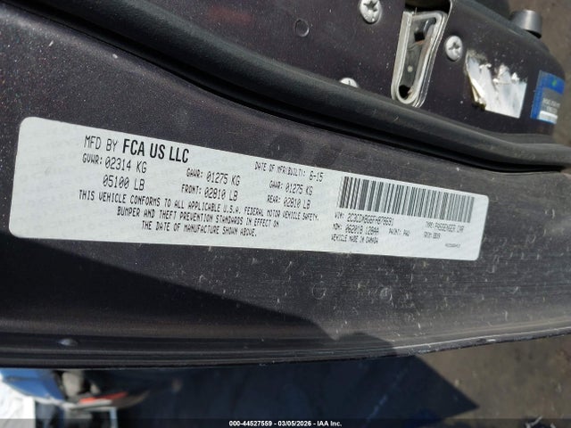 Dodge Charger Se 2015 2C3CDXBG6FH878691 Image 9