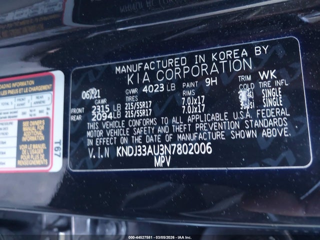 2022 KIA SOUL KNDJ33AU3N7802006 Photo 8