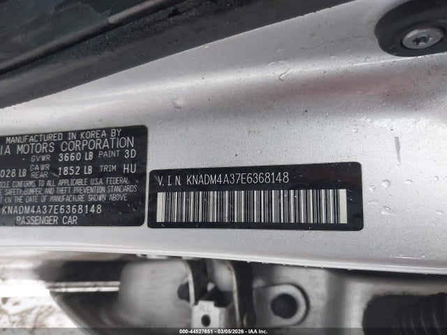 KIA RIO LX 2014 KNADM4A37E6368148 Image 9