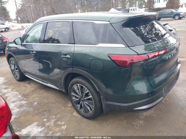 Aukcja sprzedaży 2026 Infiniti Qx60 Luxe Awd, vin: 5N1AL1FS7TC334177, numer aukcji: 44527733