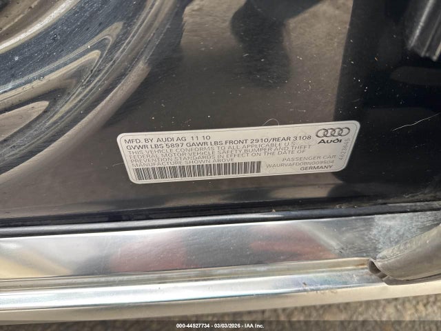 2011 AUDI A8 L WAURVAFD0BN009504 Photo 8
