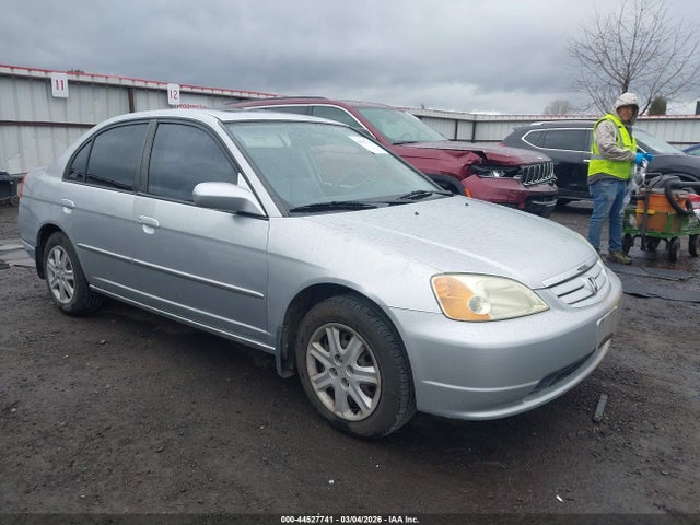 44527741 :رقم المزاد ، 2HGES26743H618021 vin ، 2003 Honda Civic Ex مزاد بيع