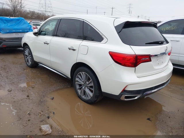 Aukcja sprzedaży 2017 Acura Mdx Technology Package, vin: 5FRYD3H59HB011843, numer aukcji: 44527825