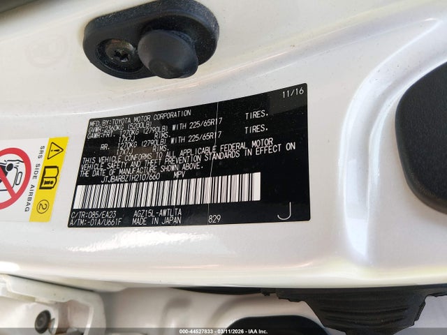 JTJBARBZ1H2107660 Lexus NX 200T