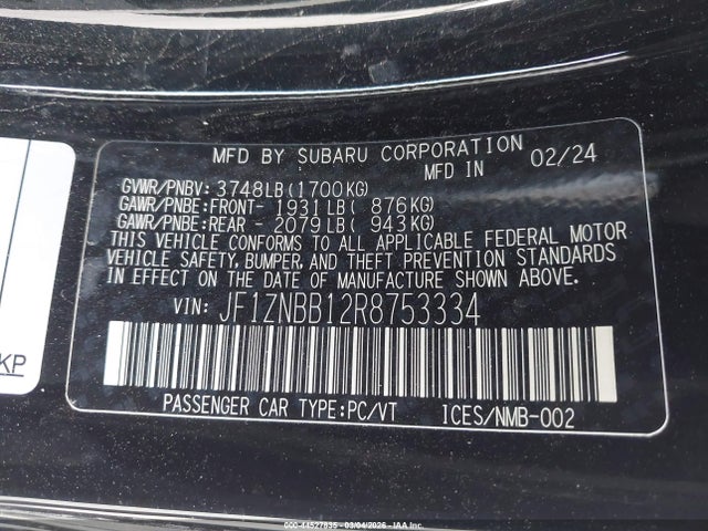 Toyota GR86 2024 JF1ZNBB12R8753334 Image 9