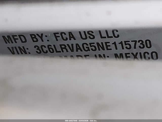 2022 RAM PROMASTER 1500 3C6LRVAG5NE115730 Photo 8