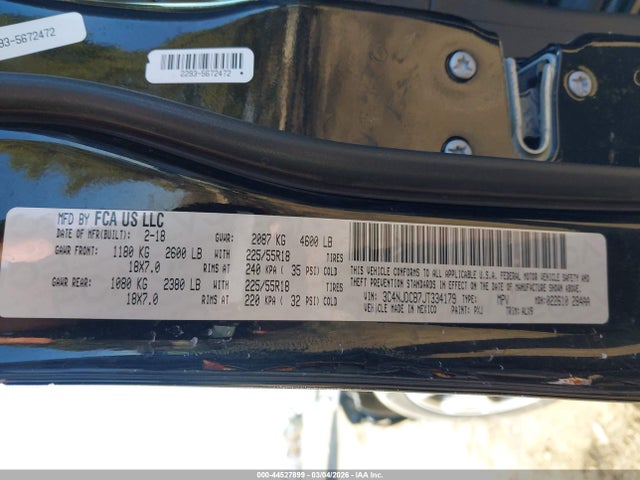 2018 JEEP COMPASS 3C4NJDCB7JT334179 Photo 8