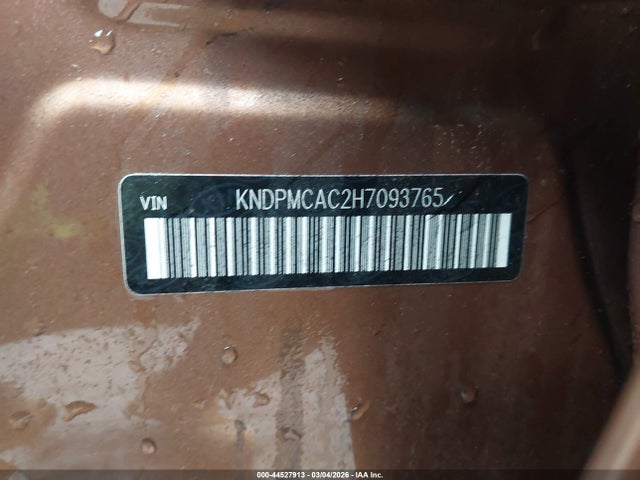 Auction sale of the 2017 Kia Sportage Lx, vin: KNDPMCAC2H7093765, lot number: 44527913