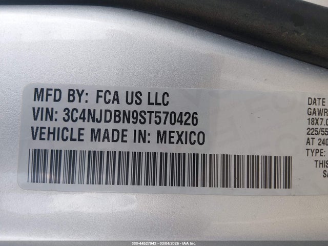 Aukcja sprzedaży 2025 Jeep Compass Latitude 4x4, vin: 3C4NJDBN9ST570426, numer aukcji: 44527942