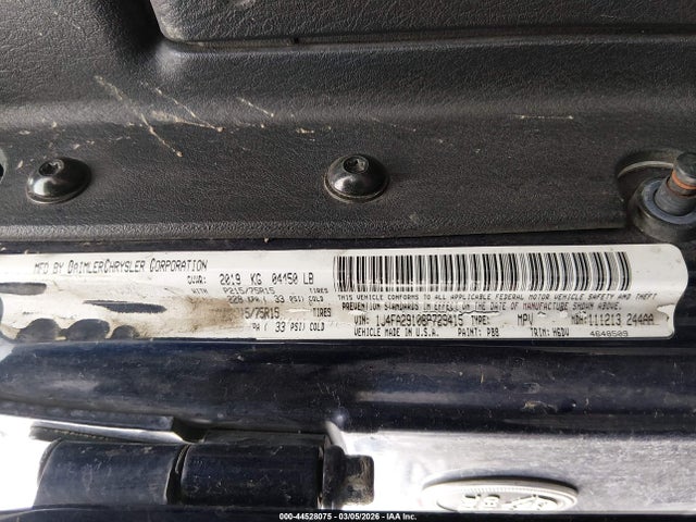 2006 JEEP WRANGLER 1J4FA29106P729415 Photo 8