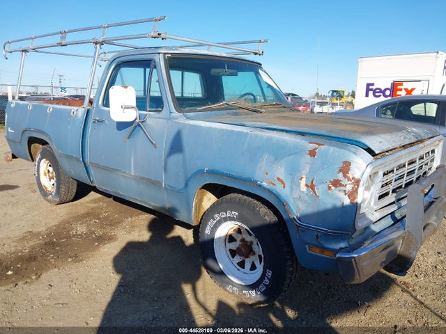 1976 Dodge Pickup მანქანა იყიდება აუქციონზე, vin: D14BE6S318563, აუქციონის ნომერი: 44528109