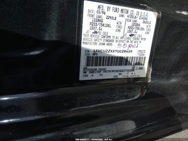 1996 FORD EXPLORER 1FMCU22XXTUC28409 Photo 8