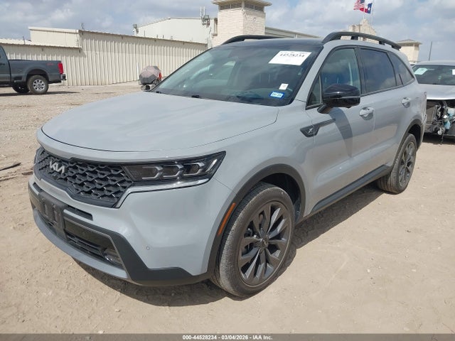 44528234 :رقم المزاد ، 5XYRKDLF0NG121475 vin ، 2022 Kia Sorento X-line Sx Prestige مزاد بيع