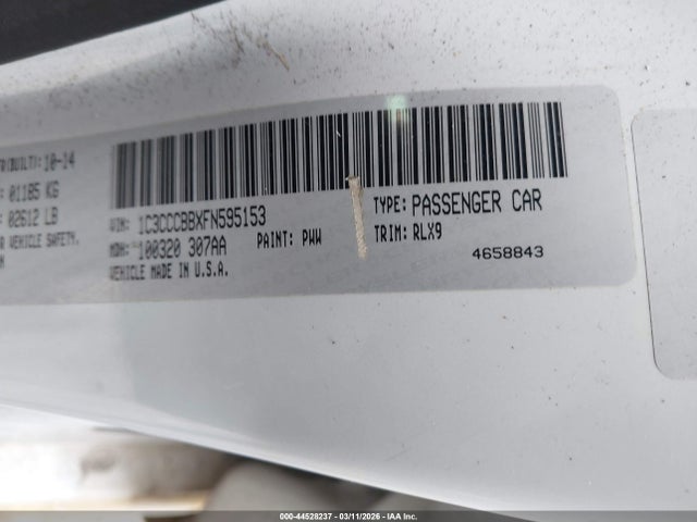 Chrysler 200 S 2015 1C3CCCBBXFN595153 Image 9