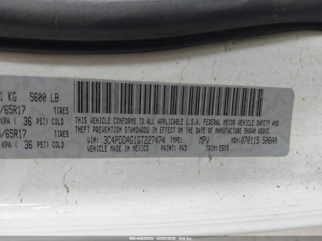 2016 DODGE JOURNEY 3C4PDDAG1GT227474 Photo 8