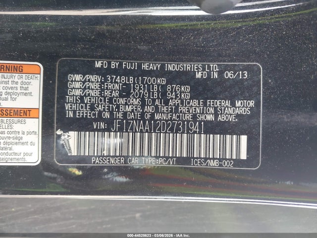 2013 SCION FR-S JF1ZNAA12D2731941 Photo 8