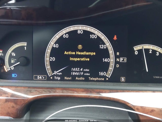 Aukcja sprzedaży 2008 Mercedes-benz S 550 4matic, vin: WDDNG86X48A238515, numer aukcji: 44528642