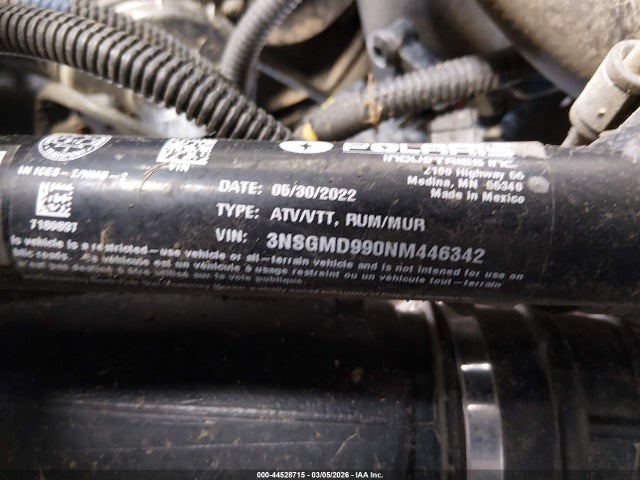 Polaris General 2022 3NSGMD990NM446342 Image 10
