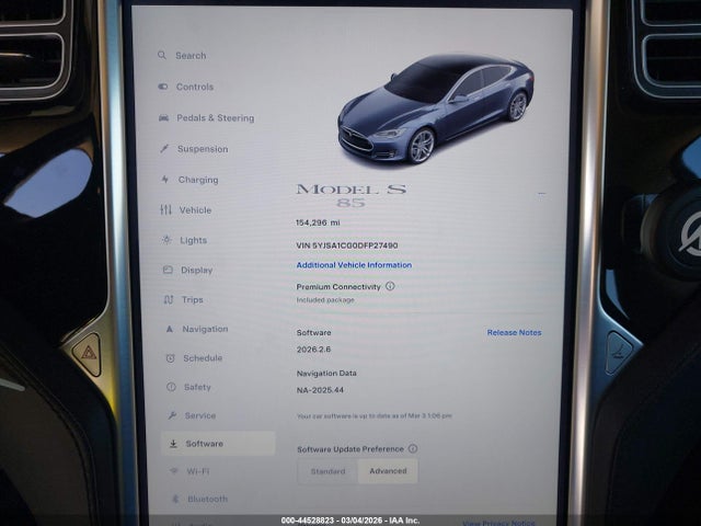 Aukcja sprzedaży 2013 Tesla Model S, vin: 5YJSA1CG0DFP27490, numer aukcji: 44528823