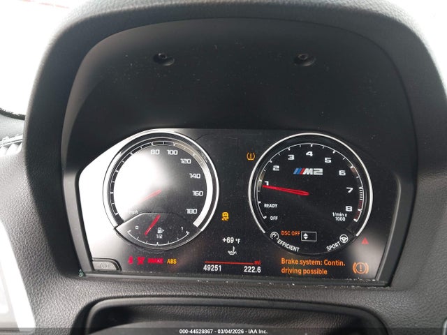 44528867 :رقم المزاد ، WBS2U7C05M7G75661 vin ، 2021 Bmw M2 Competition مزاد بيع
