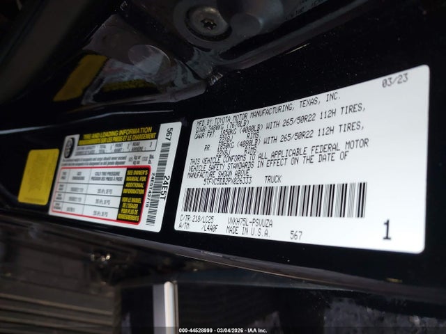 2023 TOYOTA TUNDRA HYBRID 5TFVC5DB2PX026333 Photo 8