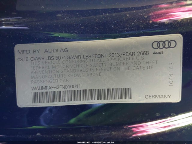 2015 AUDI A5 WAUMFAFH2FN010041 Photo 8