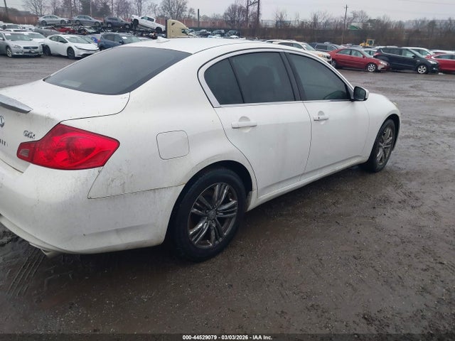 2011 Infiniti G25x მანქანა იყიდება აუქციონზე, vin: JN1DV6ARXBM650181, აუქციონის ნომერი: 44529079