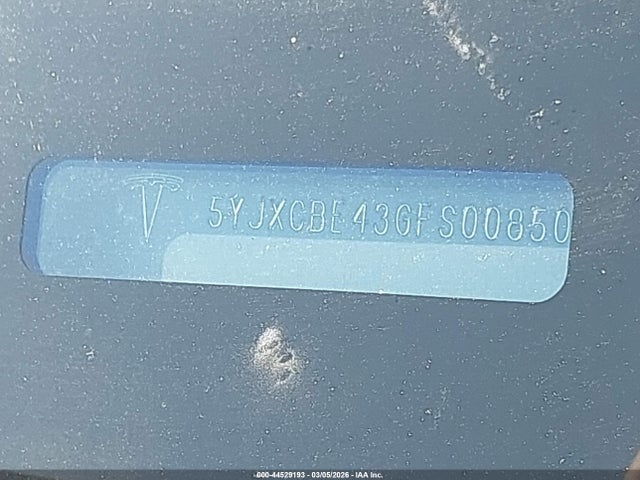 2016 TESLA MODEL X 5YJXCBE43GFS00850 Photo 8